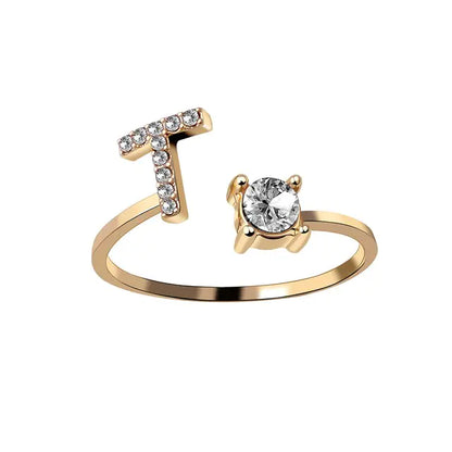 Initial Letter Rings for Women