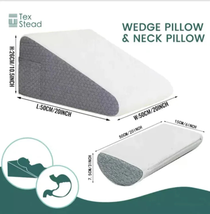 Triangle Sponge Leaning Cushion Bedside Cushion Waist Support Half Lying Half Lying Slope Pillow