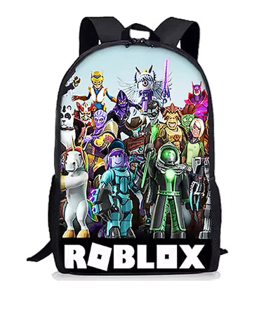 3D Cartoon Roblox Backpack for Kids