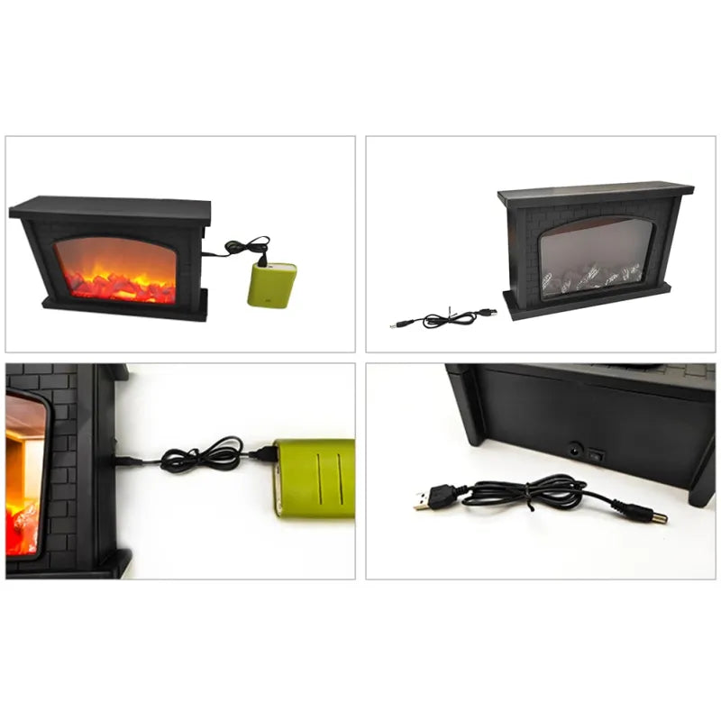 Simulation fireplace light