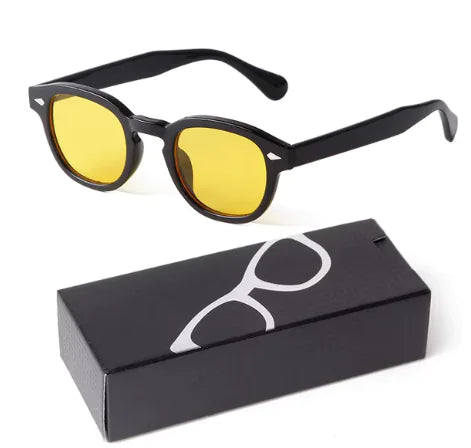 Gradient Small Round Sunglasses for Women Men