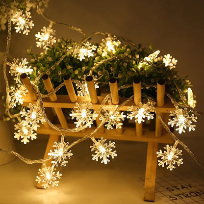 Snowflakes LED Christmas Lights