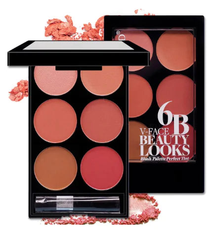 Six-Color Blush Palette