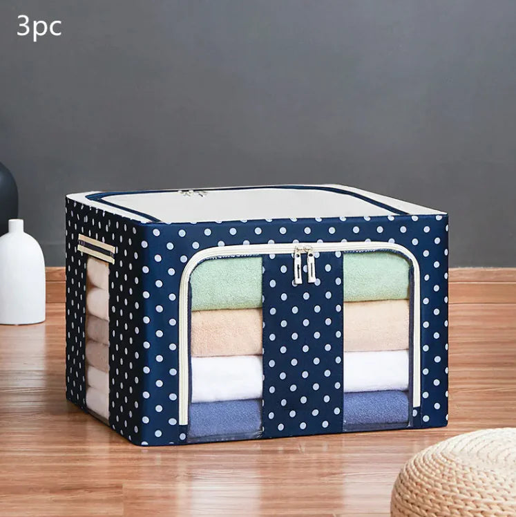 Polka Dot Oxford Cloth Storage Box