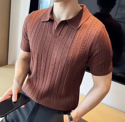 Striped Knitted T-shirt