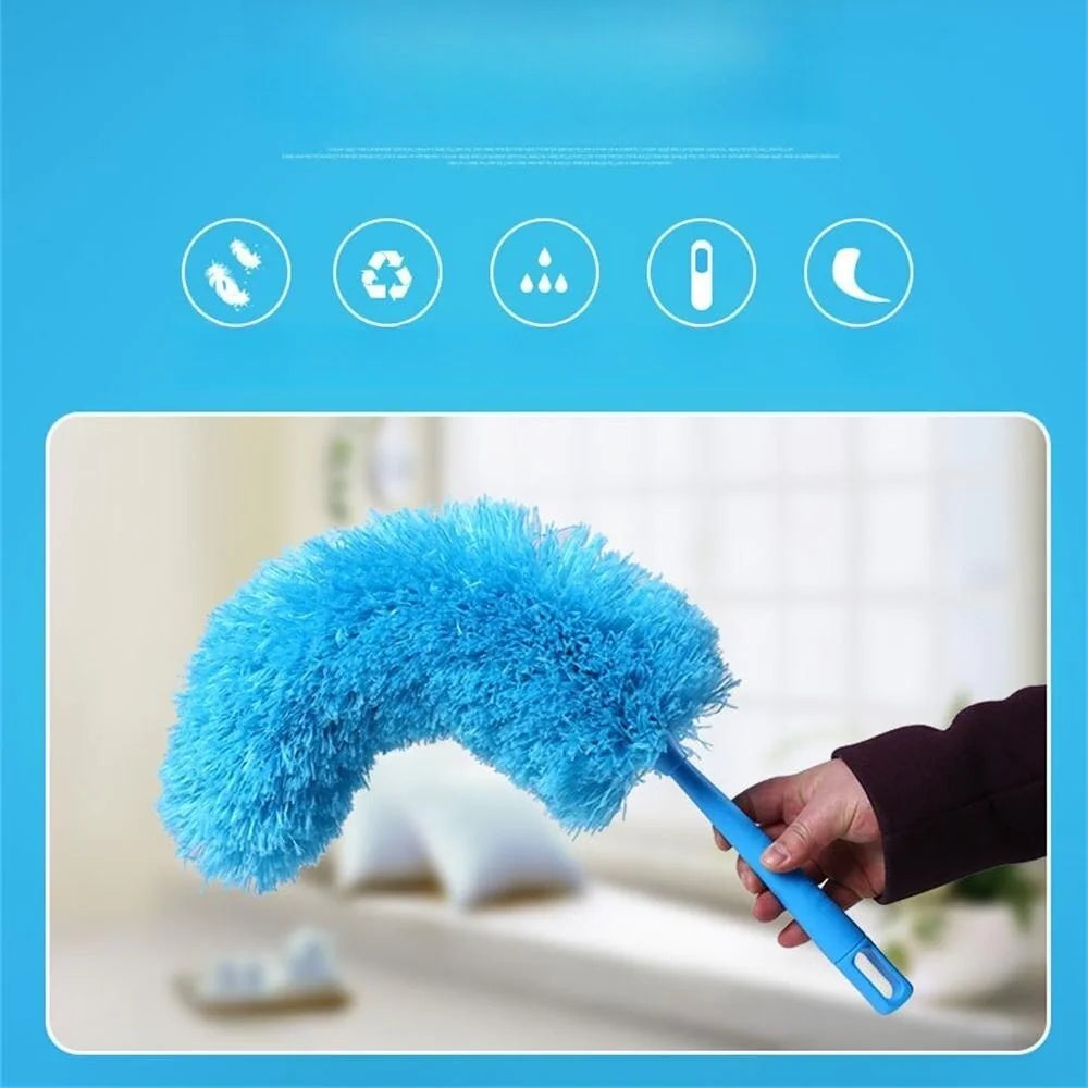 Microfiber Duster Cleaning Brush Dust Cleaner Bendable Handle Soft Ceiling Fan