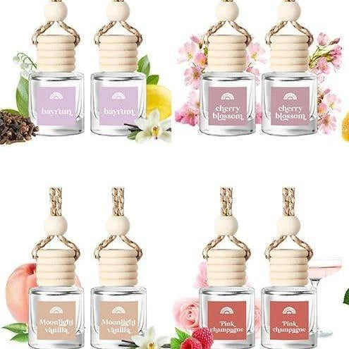 Auto Perfume Glass Bottle Car Fragrance Pendant