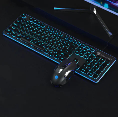 USB Wired Luminous Gaming Keyboard – Ideal for Home & Office Use