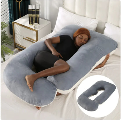 Maternity Pillow Waist Support Side Sleeping Slope Pillow J-type