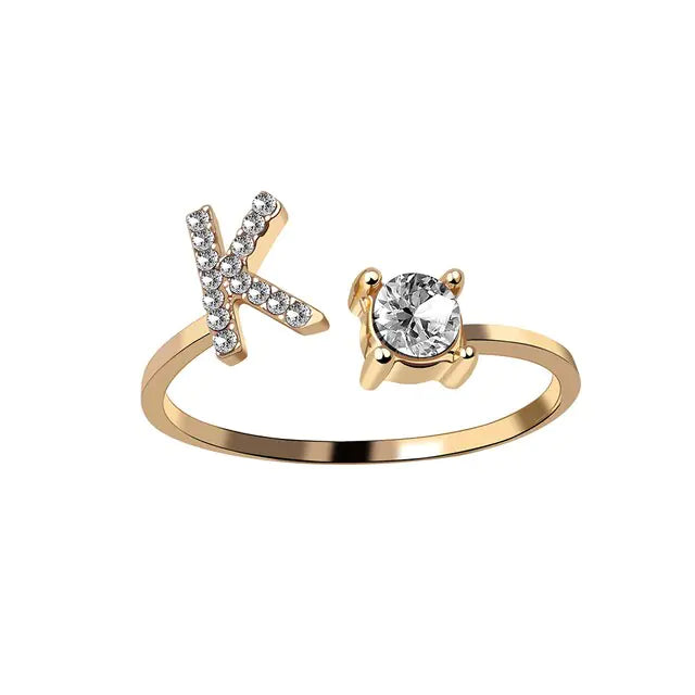 Initial Letter Rings for Women