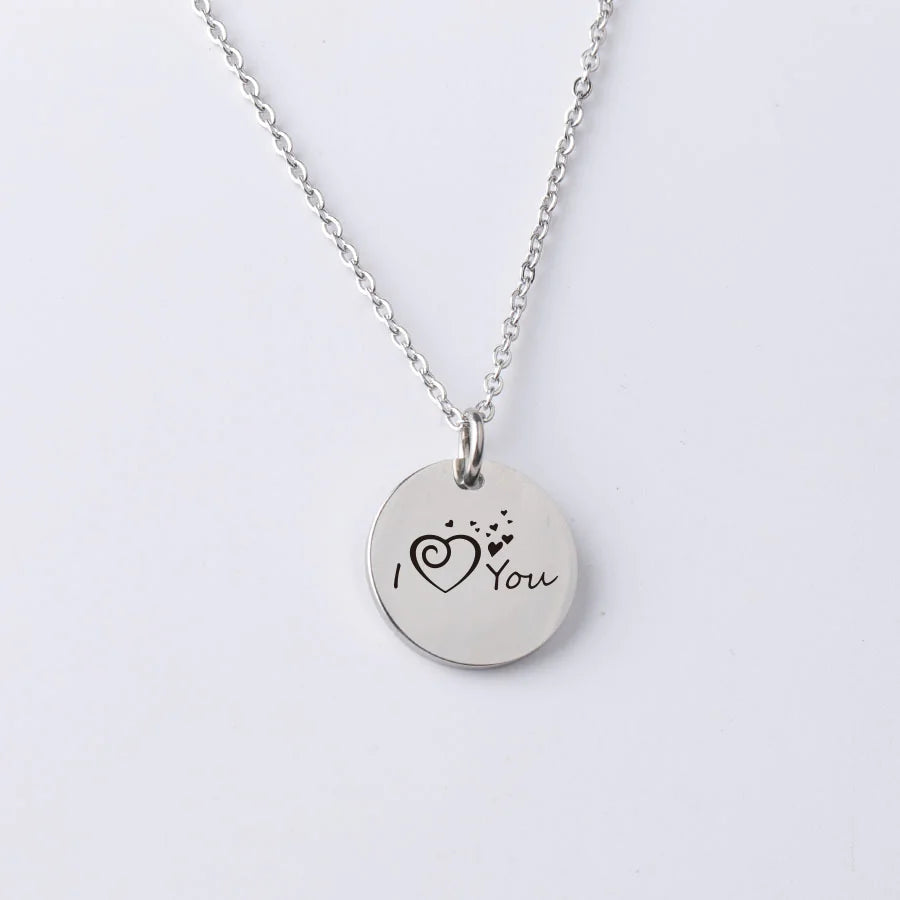 Stainless Couple Necklace