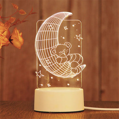 3D LED Night Light Lamp