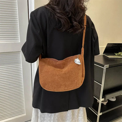 Corduroy Crossbody Bags For Women