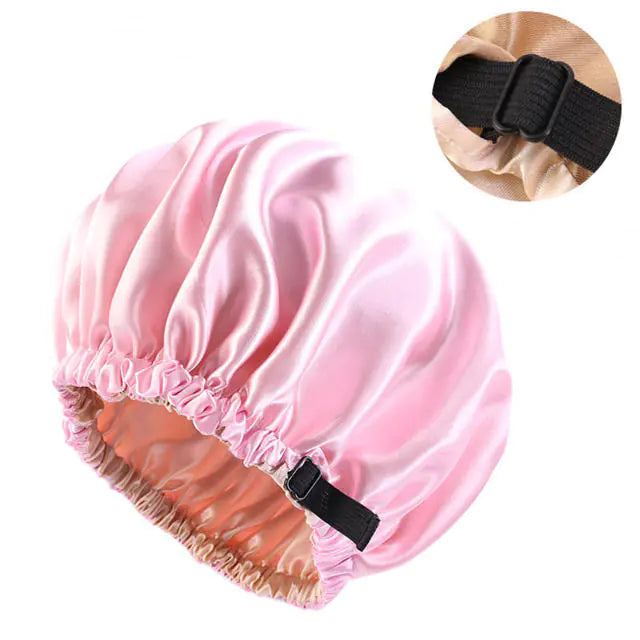 Women Satin Sleeping/Shower Cap