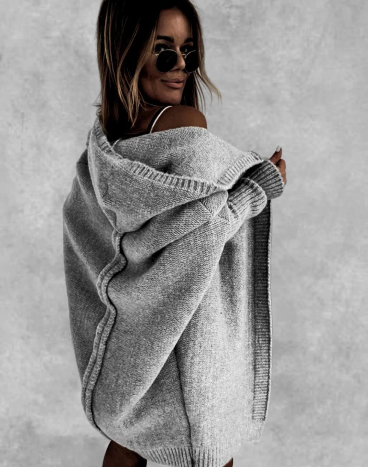 Oversized Women's Cardigan