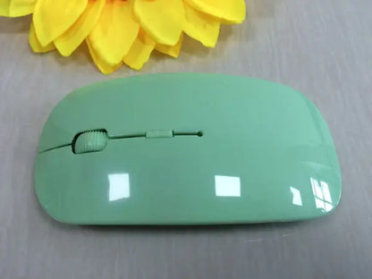 Candy color ultra thin 2.4 USB Wireless Mouse