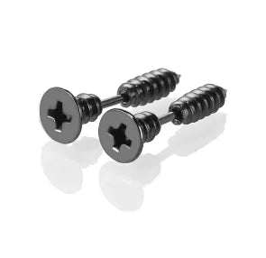 Nail Screw Stud Earring