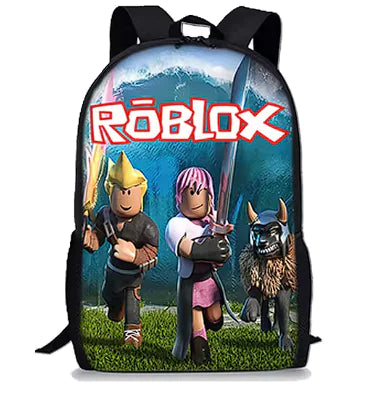 3D Cartoon Roblox Backpack for Kids