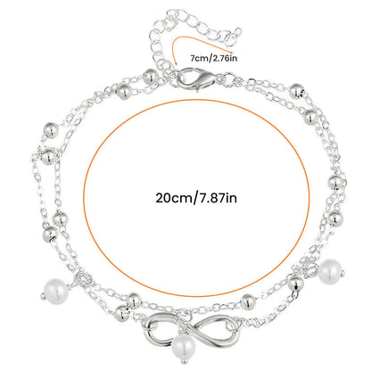 Women Double Ankle Bracelet