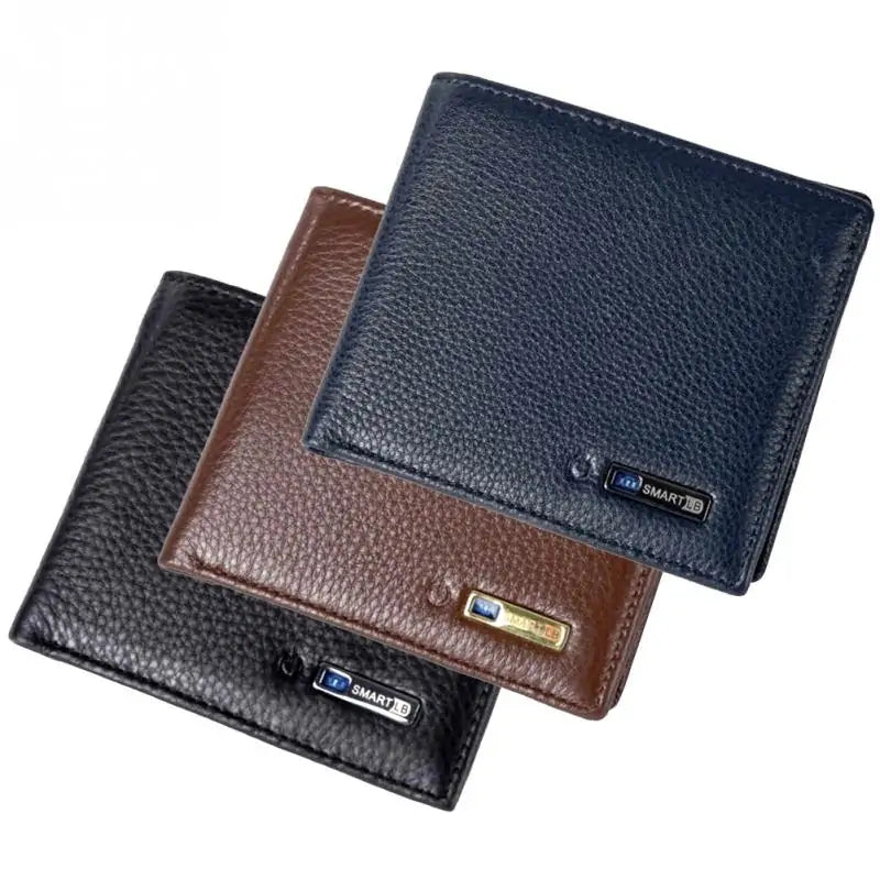 Men Smart Wallet Genuine Leather