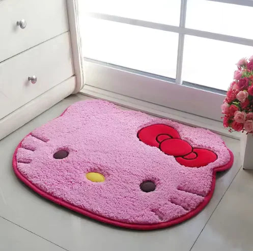 Kawaii Kitty Quick-Dry Floor Mat