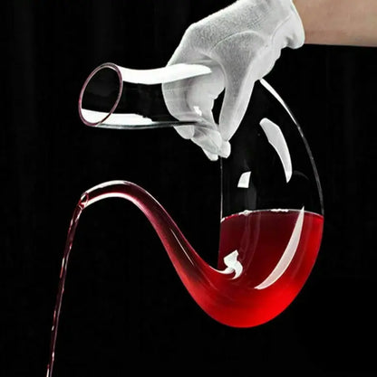 U-Shaped Crystal Decanter