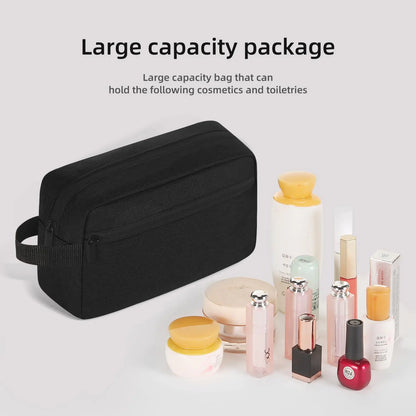 Travel Toiletry bag Toiletry bag for women men Hanging toiletry bag Cosmetic bag Travel accessories for Women Men (Black) Black