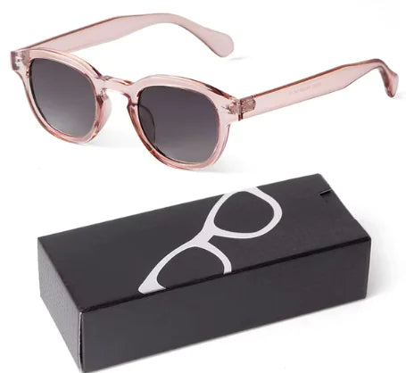 Gradient Small Round Sunglasses for Women Men