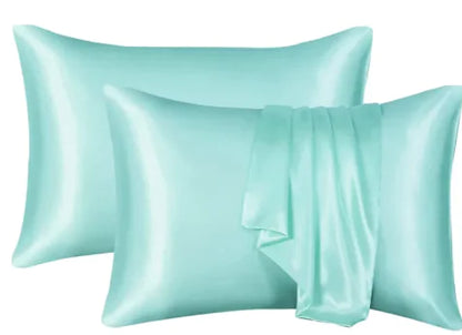 Silk Solid Color Satin Pillowcase