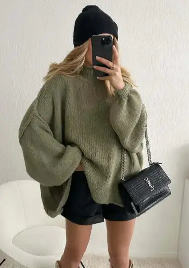 Loose Plus Size Pullover Sweater