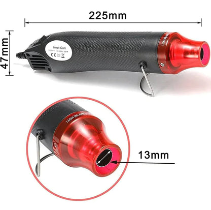 Mini Heat Gun DIY Electric Nozzles Tool Hot Air Gun Embossing Drying Paint USA