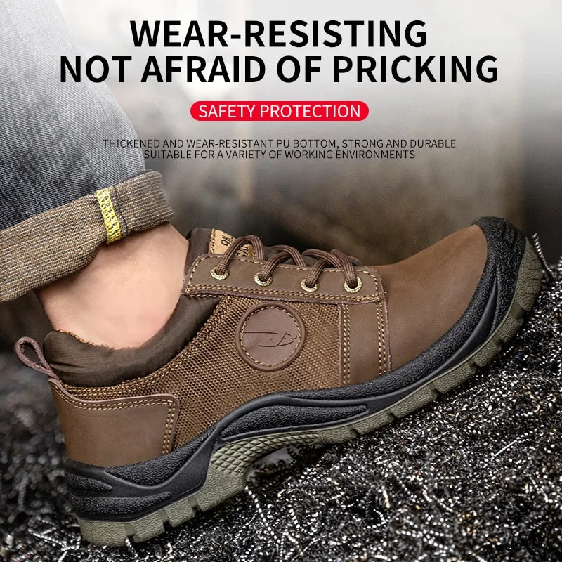 Anti-Smashing Construction Safety Work Sneakers Warm