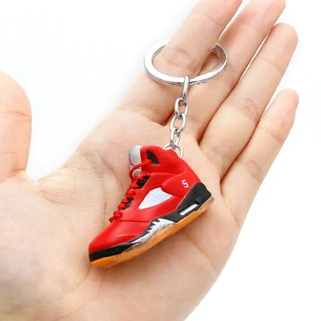 Exquisite 3D Mini Sneakers Keychain