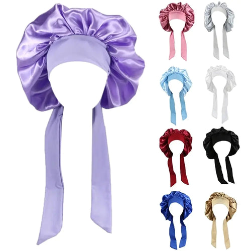 Women Satin Sleeping/Shower Cap