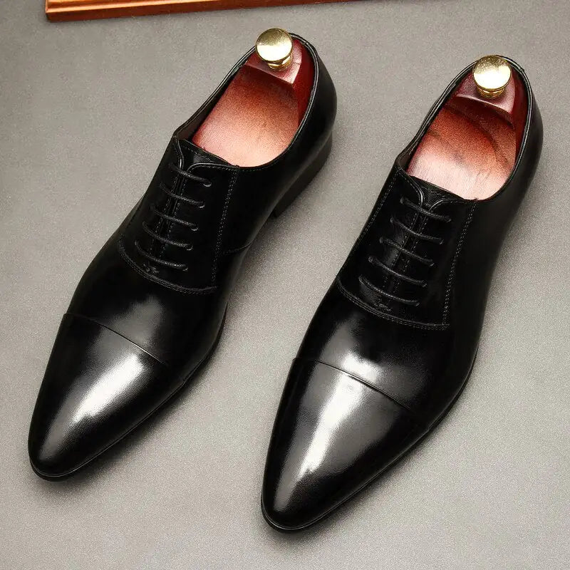 Luxury Red bottom Leather Oxford Shoes For Men