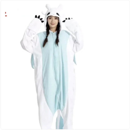 Adorable Big-Eyed Corgi Cartoon Animal Onesie Pajamas