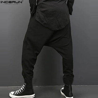 2021 INCERUN Cool Mens Gothic Punk Style